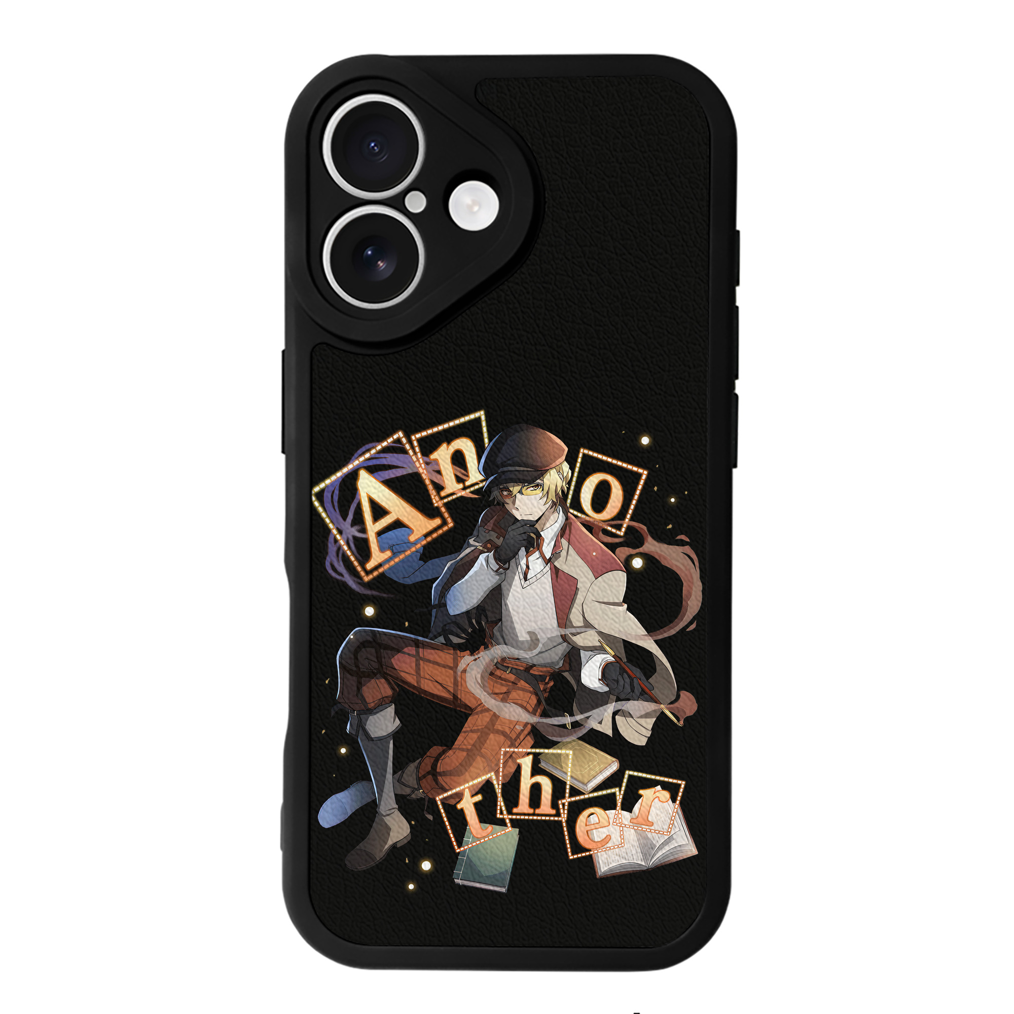 （画像用） 文豪ストレイドッグス Bungo Stray Dogs 【iPhone 16シリーズ対応】シリコンスマホケース（レザー調） 材質：シリコン